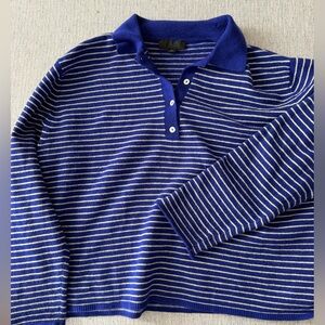Striped Polo Knit